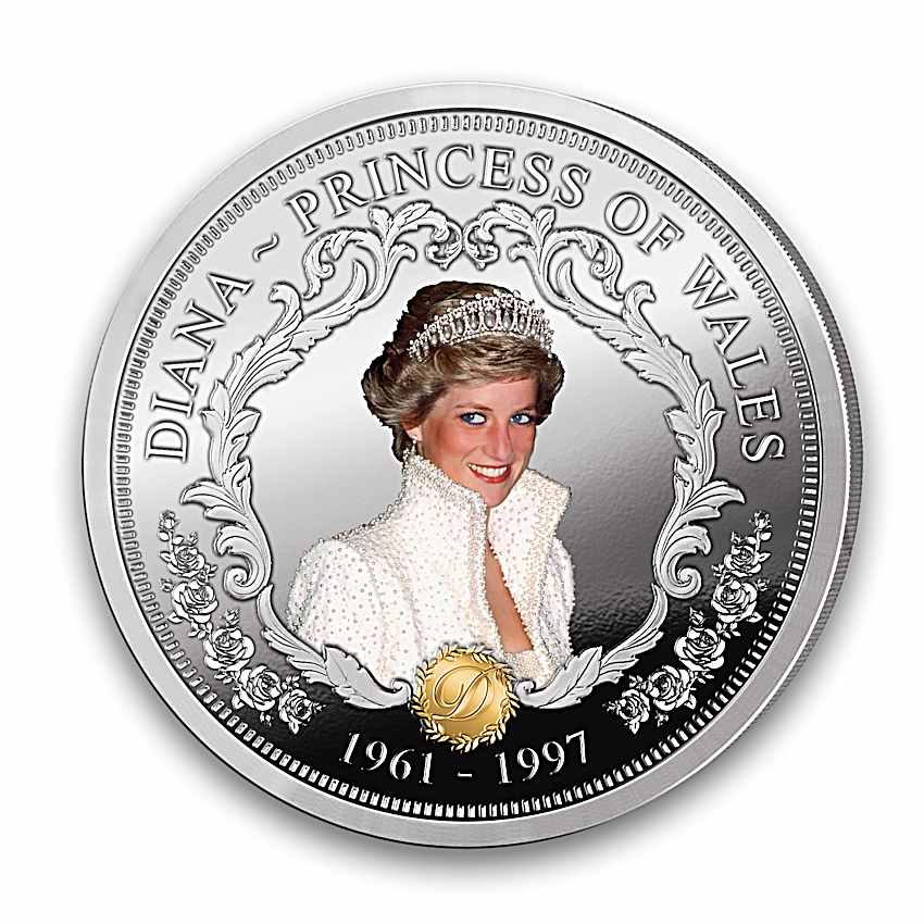 The Princess Diana Legacy 99.9% Silver-Plated Proof Coin
