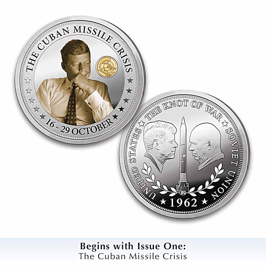 The Cuban Missile Crisis 99.9% Silver-Plated Proof Coin Collection