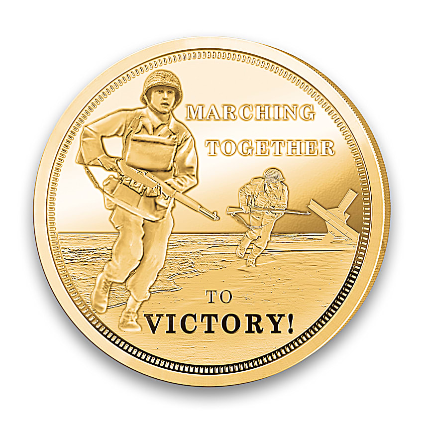 80th Anniversary Of D-Day 24K Gold-Plated Proof Coin Collection