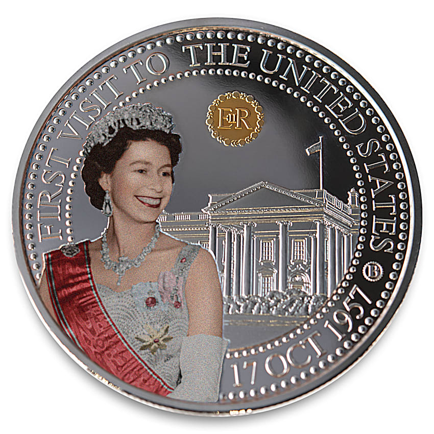 The Queen Elizabeth II 99.9% Platinum-Plated Jubilee Proof Coin
