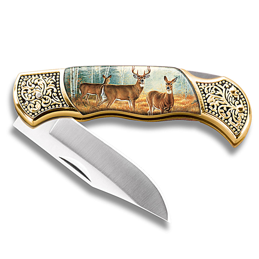 Forest Kings Stainless Steel-Blade Folding Knife Collection