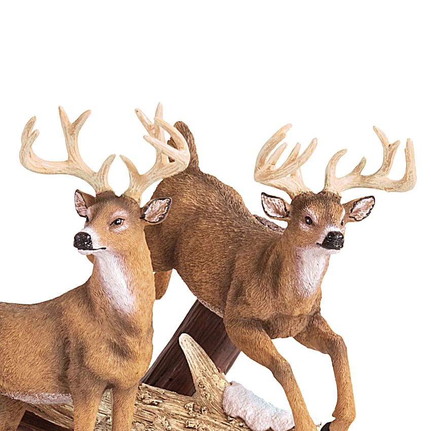 M dear プレミアムコレクション Pristine Wilderness Deer Sculpture Collection Hand-Painted In