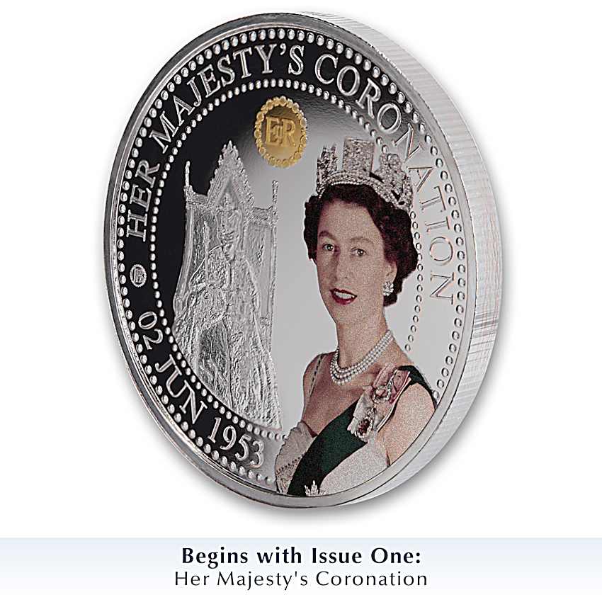 The Queen Elizabeth II 99.9% Platinum-Plated Jubilee Proof Coin
