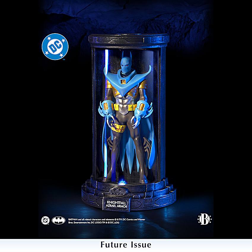 DC Comics BATMAN Sculptures Featuring Different Batsuit Designs