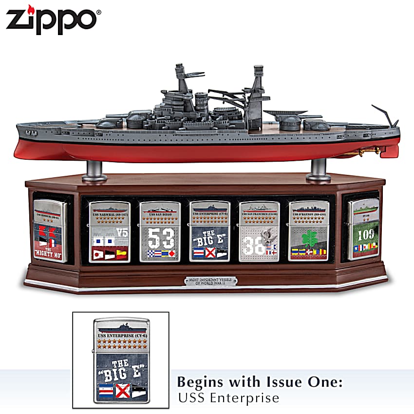 【鉱物標本】さよならセット USA!USA!USA! Historic Vessels Of WWII Zippo® Lighters Featuring The USS Arizona