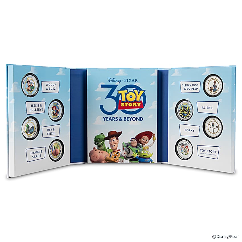 Disney And Pixar Toy Story 99.9% Silver-Plated Proofs Featuring