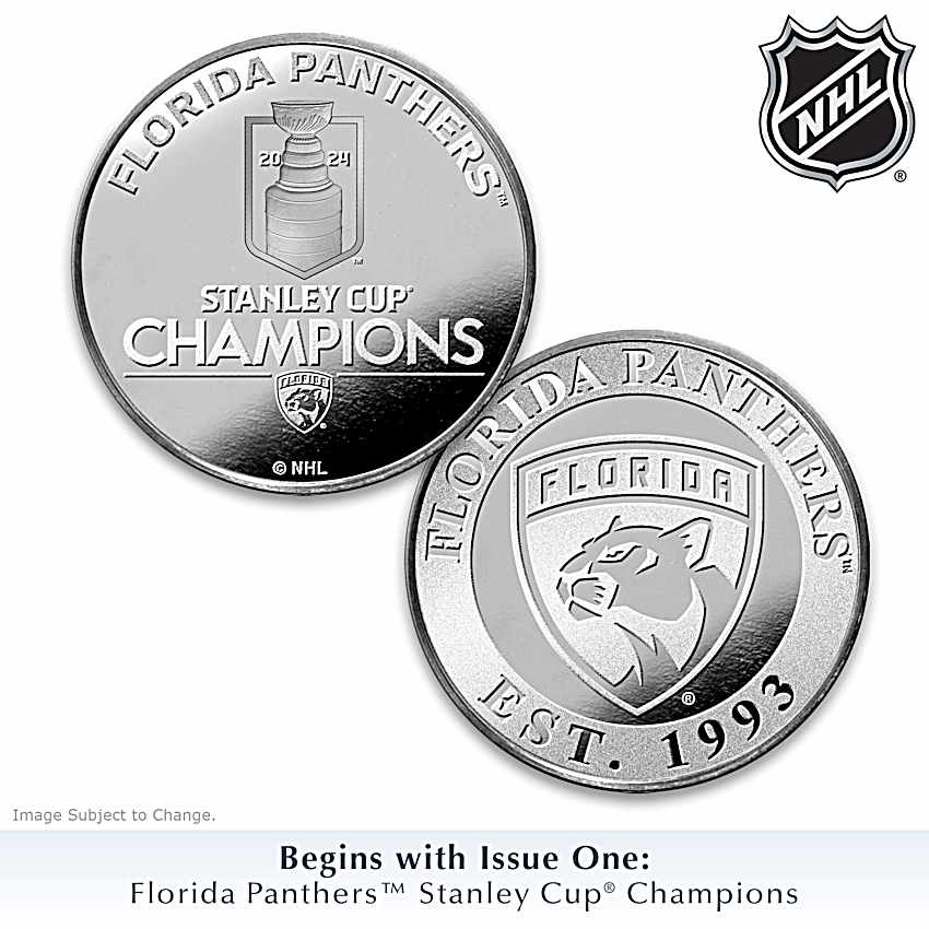 Florida Panthers™ 99.9% Silver-Plated 2024 NHL® Stanley Cup