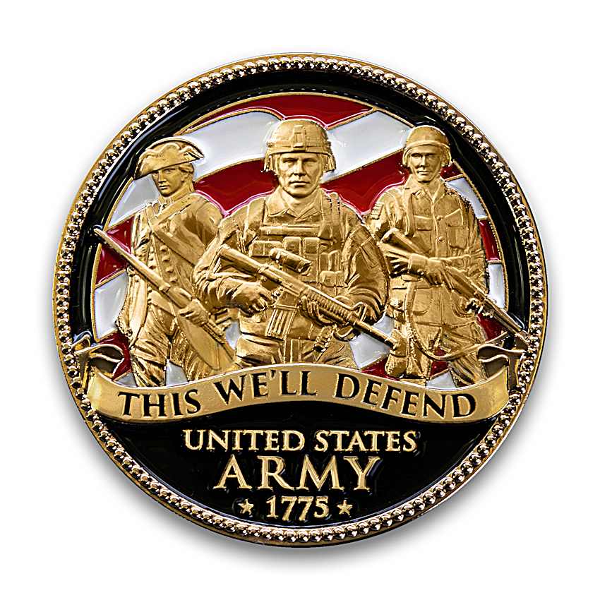 America History (RARE SET!! 送料込) 24K Gold-Plated Challenge Coin Collection With Imagery Honoring