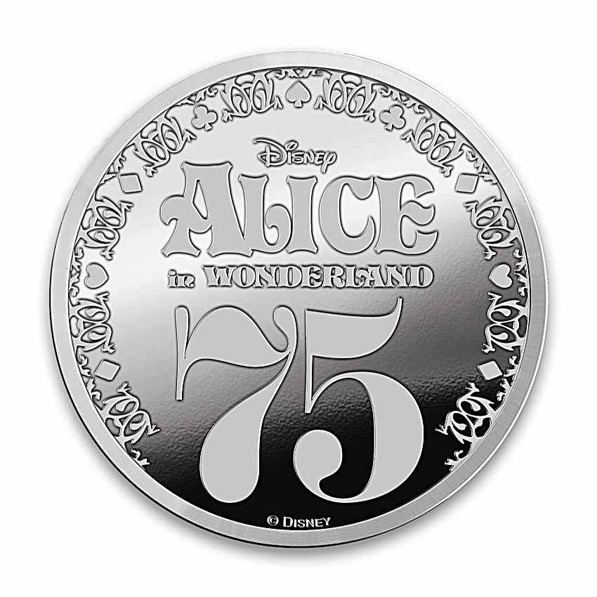 Disney Alice In Wonderland 99.9% Silver-Plated Proof Collection