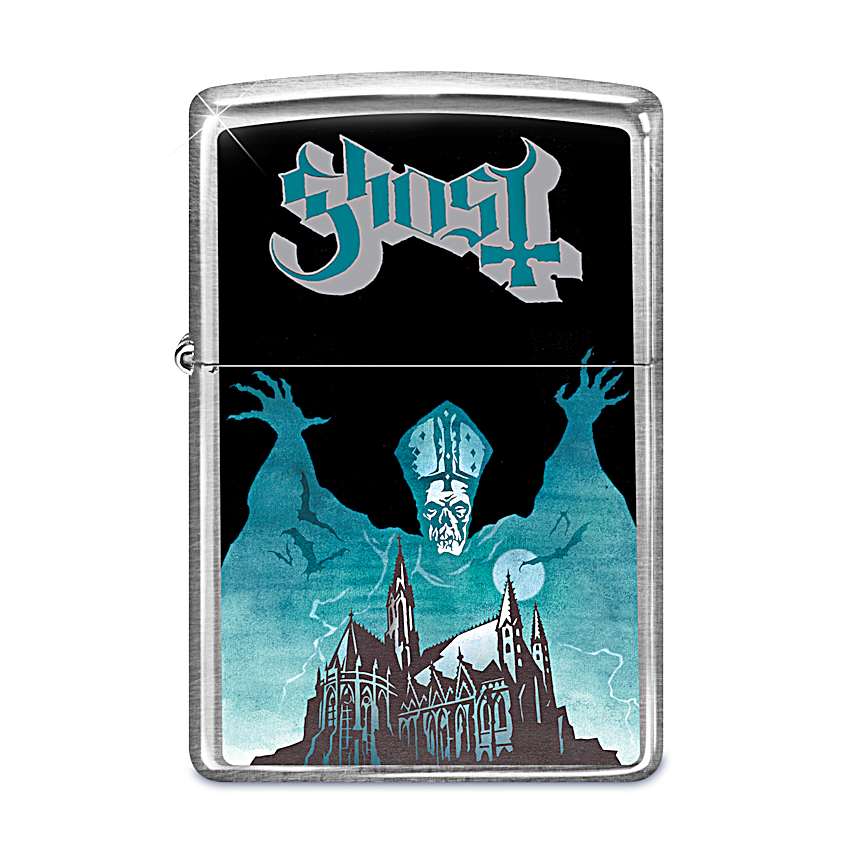 Ghost Zippo® Lighters Adorned With Colorful Album Cover Art And