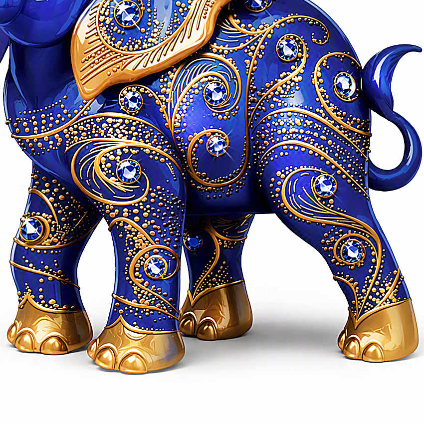 Elephant Figurine Collection By Blake Jensen Featuring Svenka