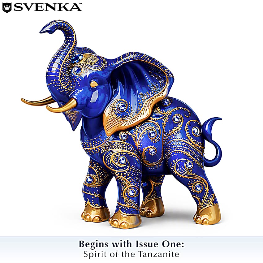 Elephant Figurine Collection By Blake Jensen Featuring Svenka