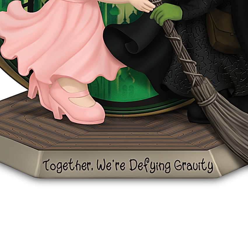 WICKED Figurine Collection Featuring Elphaba And Glinda Hand