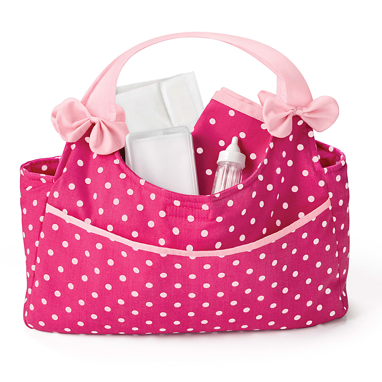 Polka dot changing bag discount