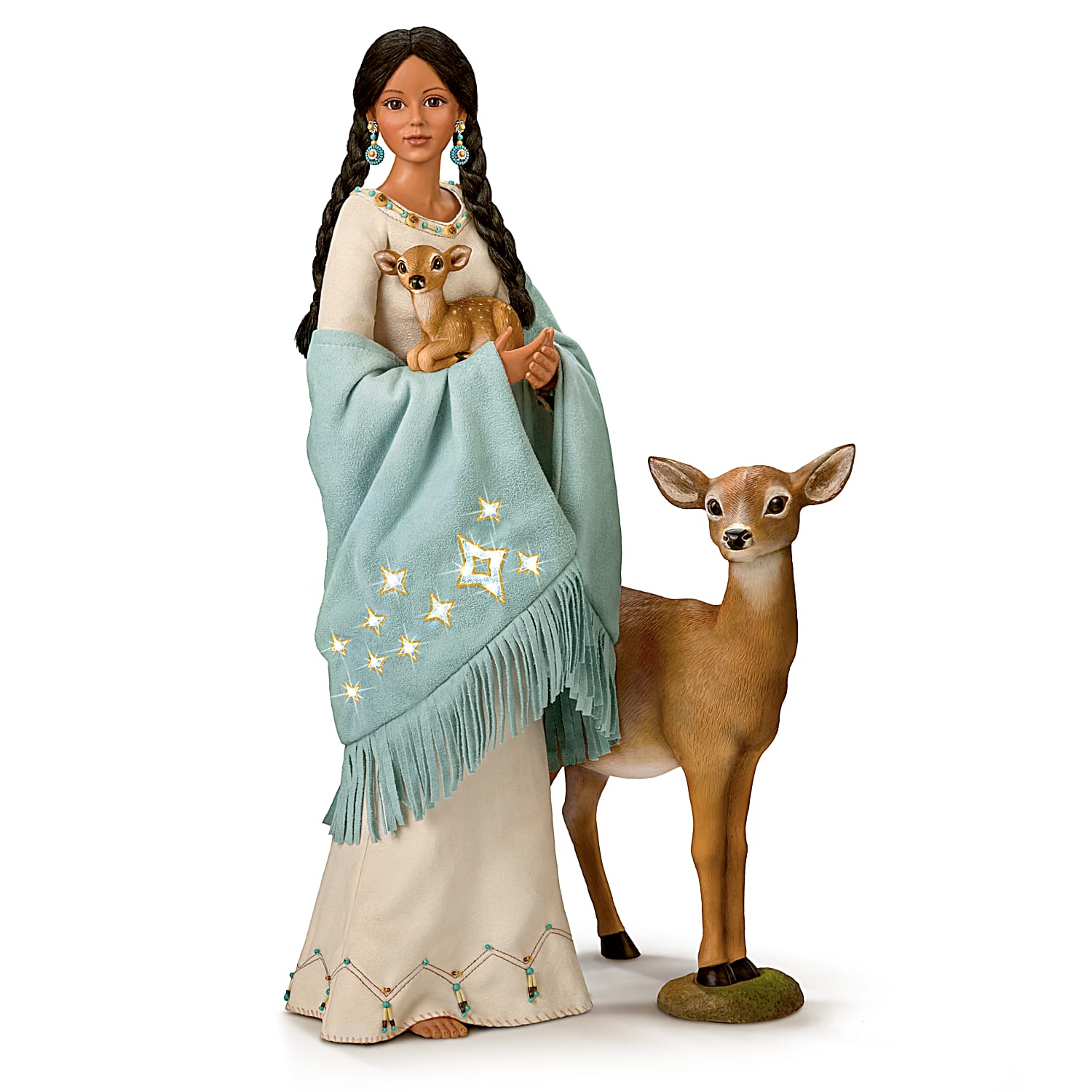 Deer Maiden Of The Morning Star Portrait Doll