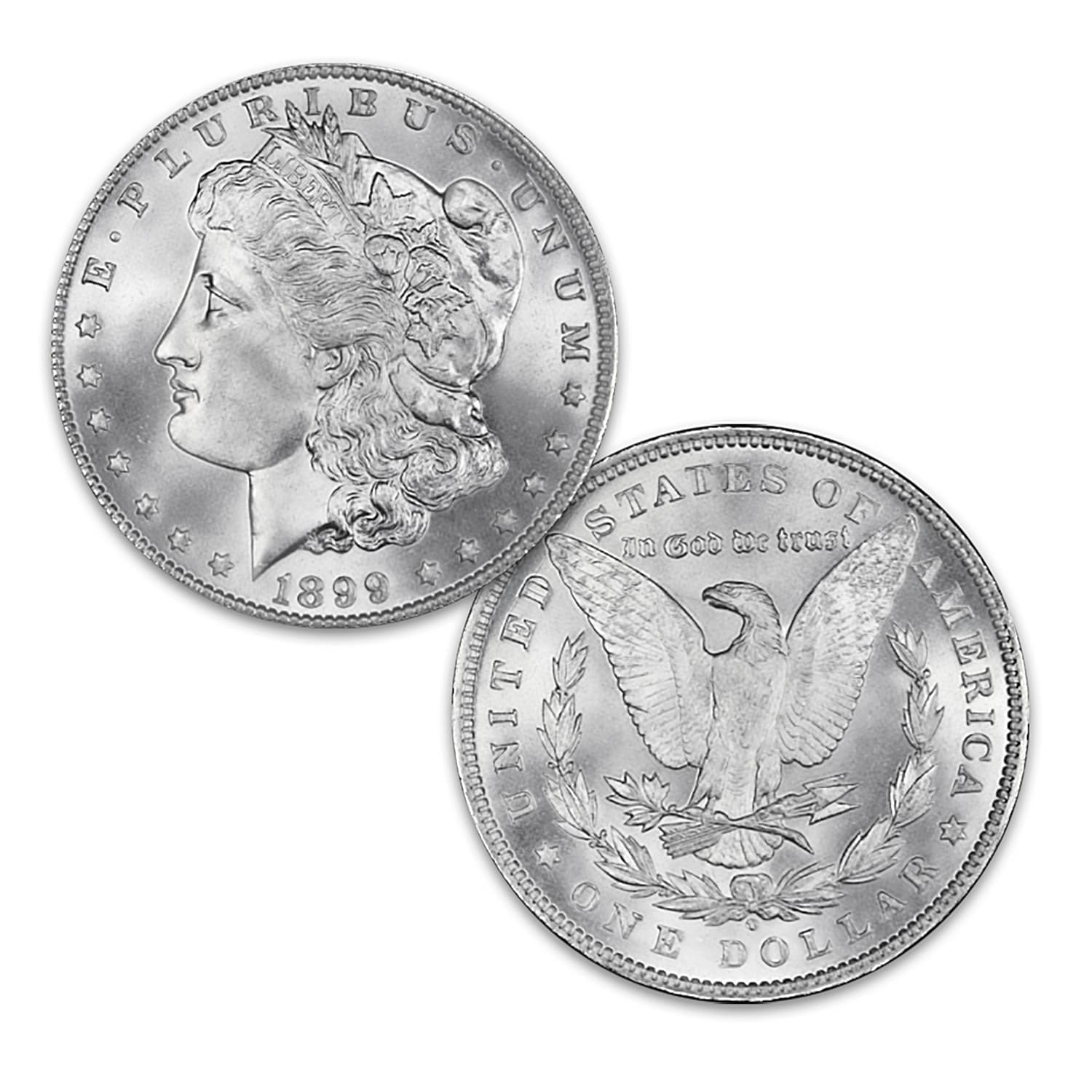 The Micro-O Error Morgan Silver Dollar Coin With Deluxe The Micro-O Error Morgan Silver Dollar Coin With Deluxe