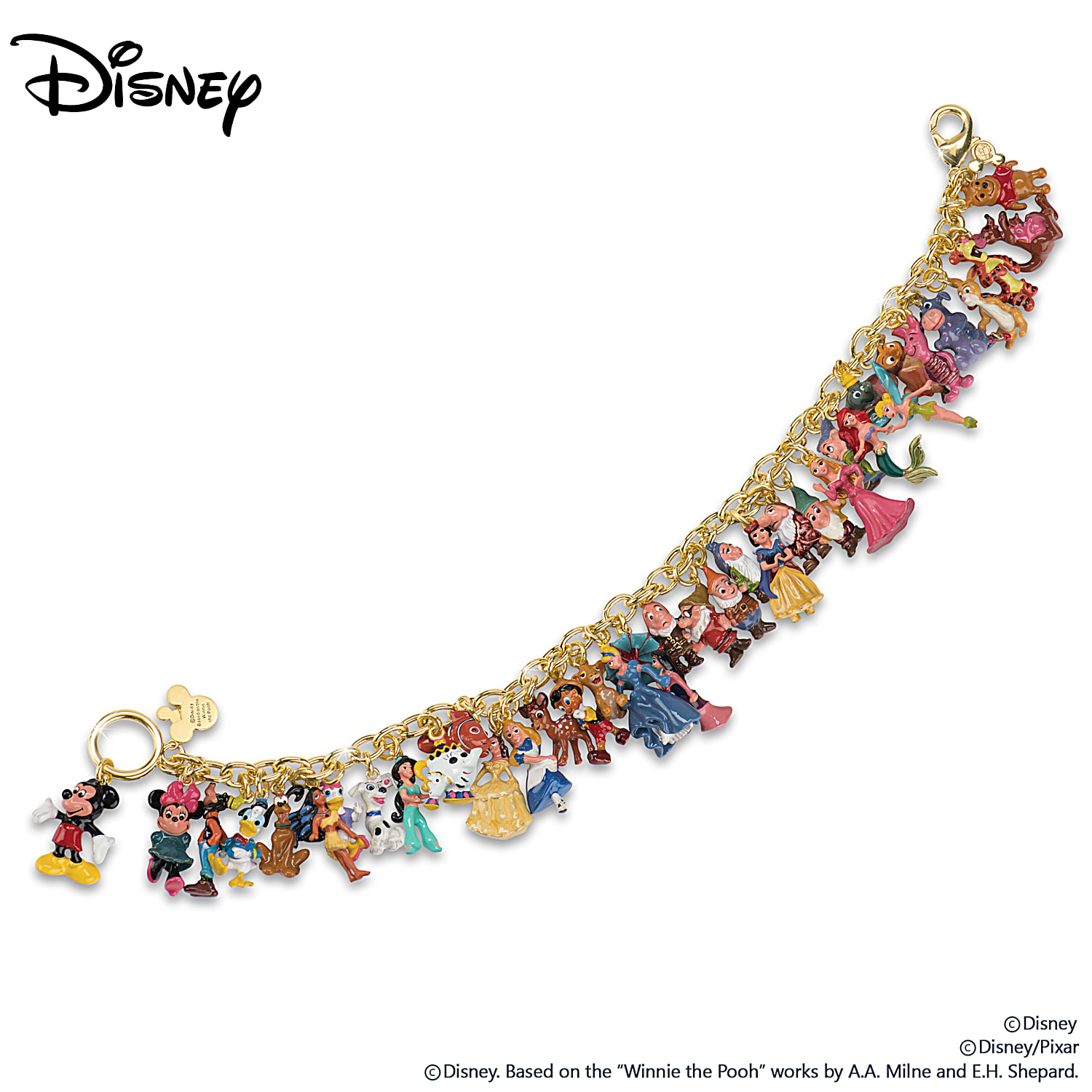 Disney winnie the pooh charm bracelet new arrivals