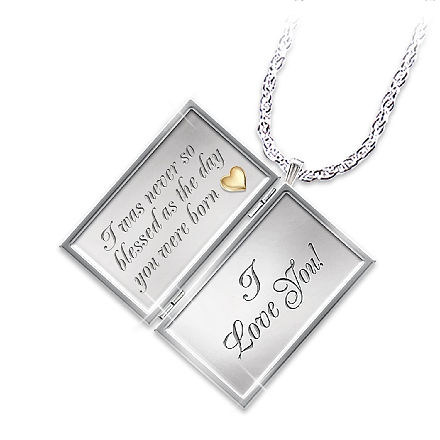 Daughter i love you necklace on sale