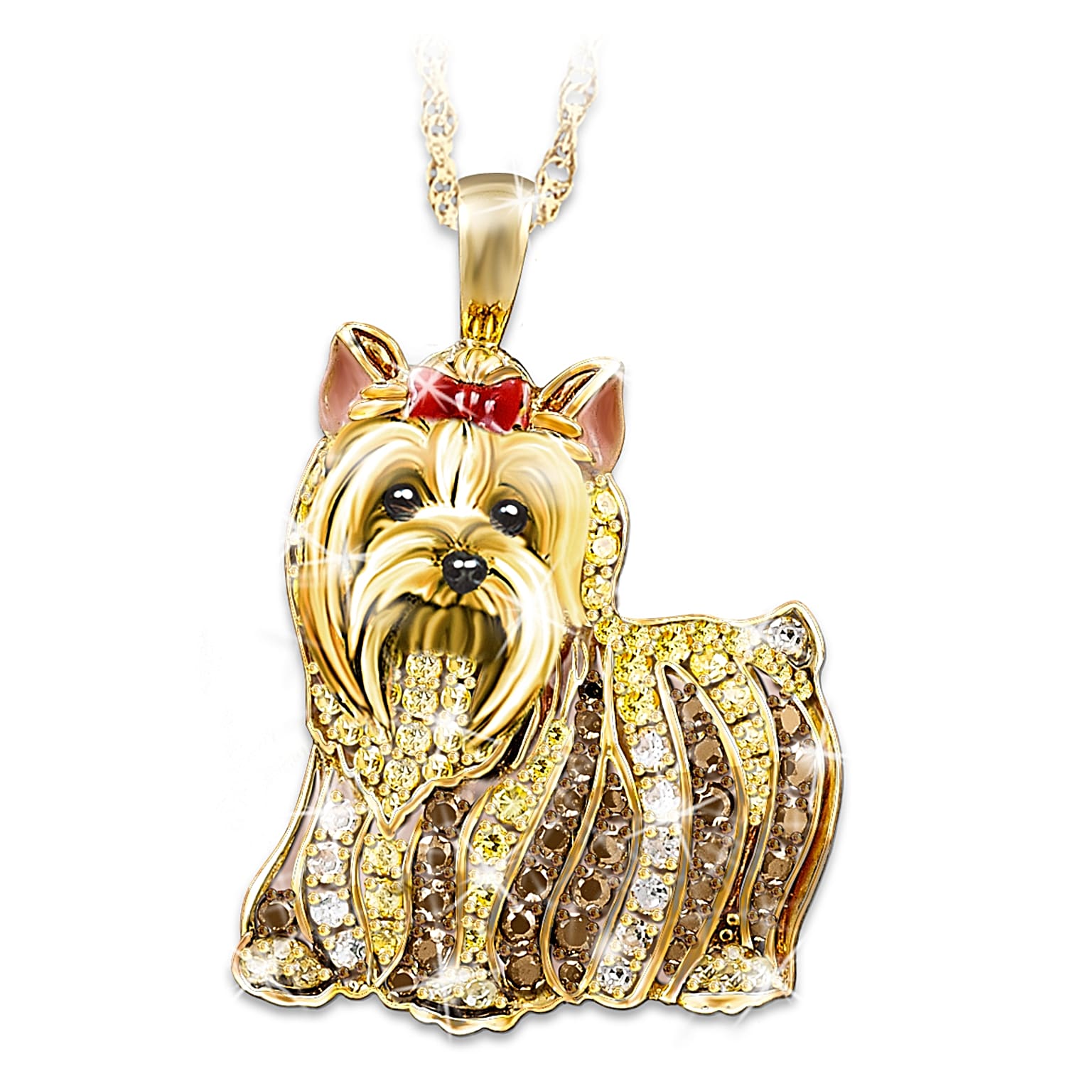 Yorkie necklace top