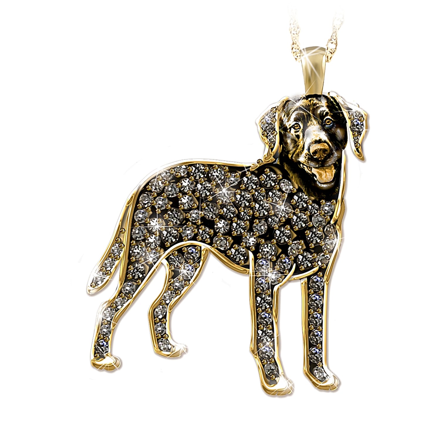 Black lab necklace 2025