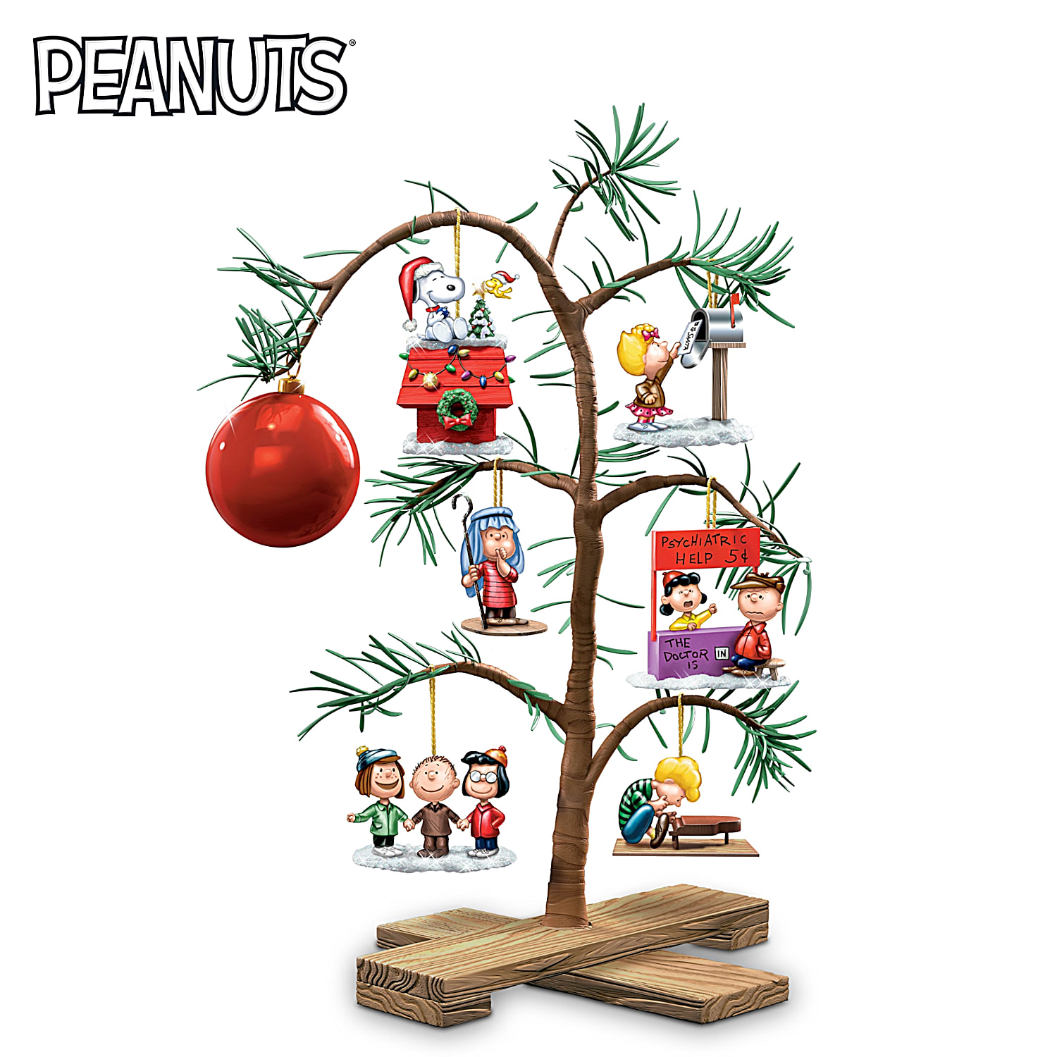 Peanuts christmas hot sale tree