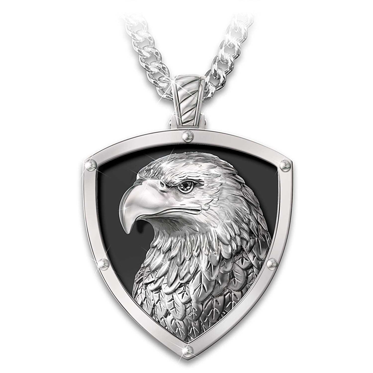 Necklace Pendant Accessories Titanium Steel Necklace Men' S Stainless Steel  Bullet Eagle Pendant - China Men's Necklace and Pendants price