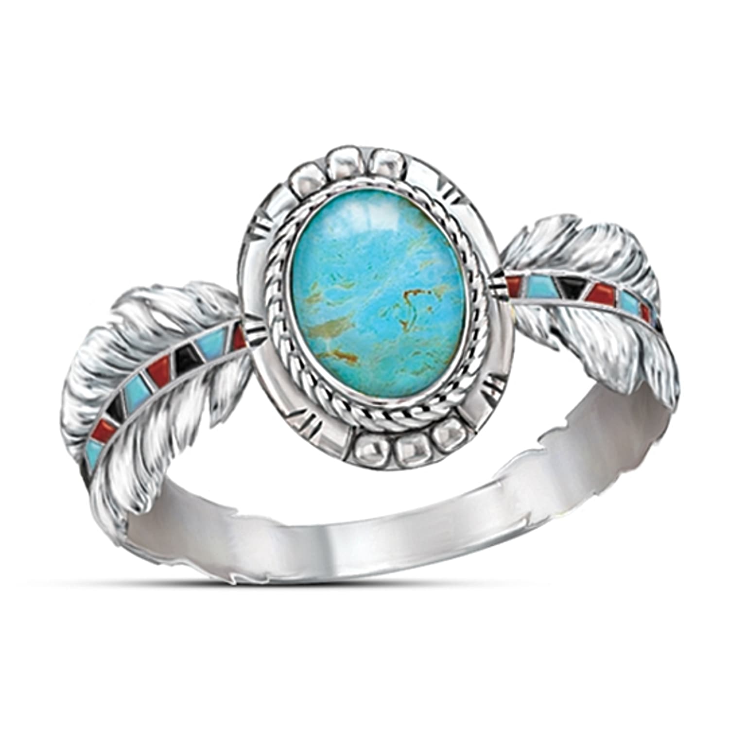 Turquoise Ring: Sedona Sky Turquoise Ring: Sedona Sky