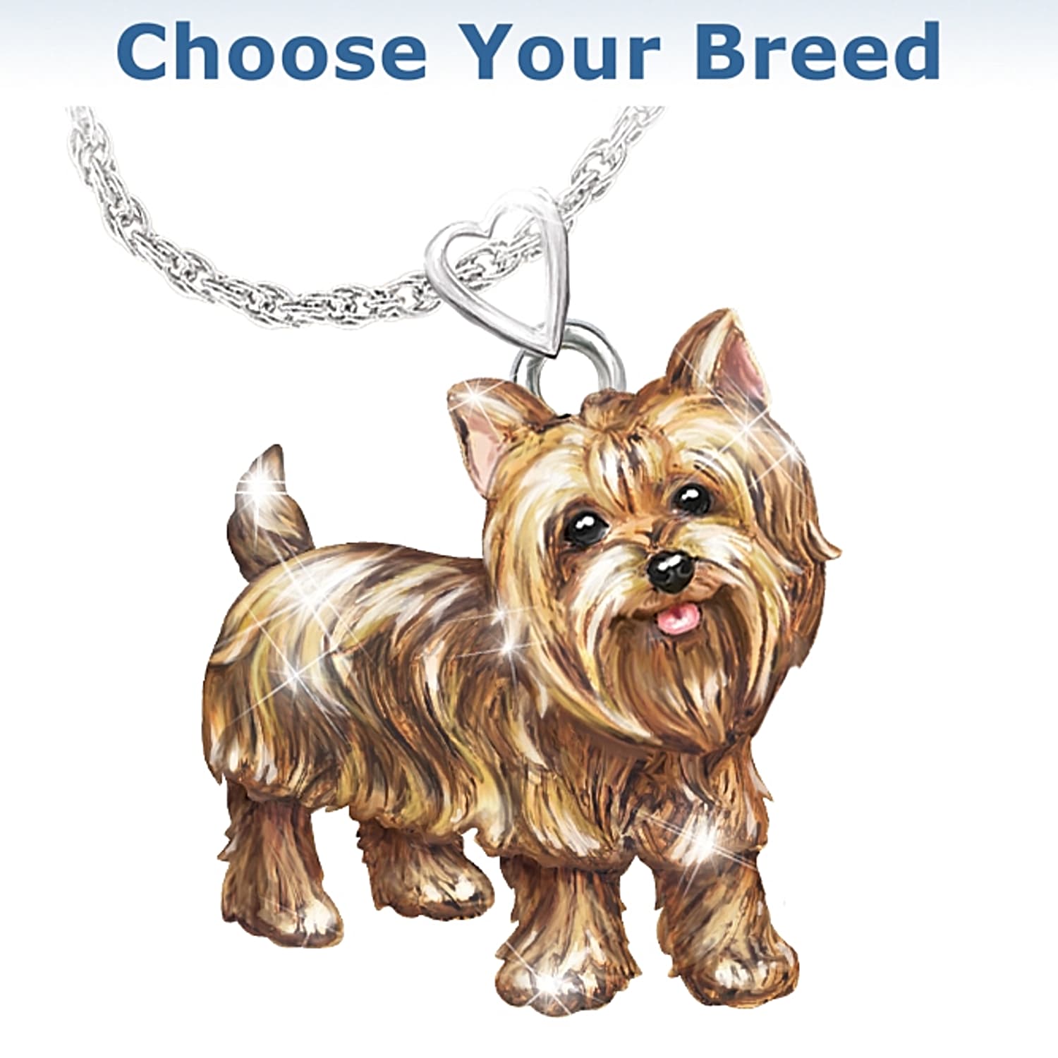 Gold Dog Boxer Pendant Necklace