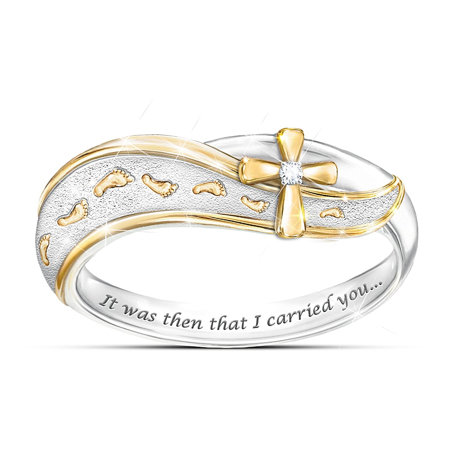 Bradford exchange cross ring hotsell