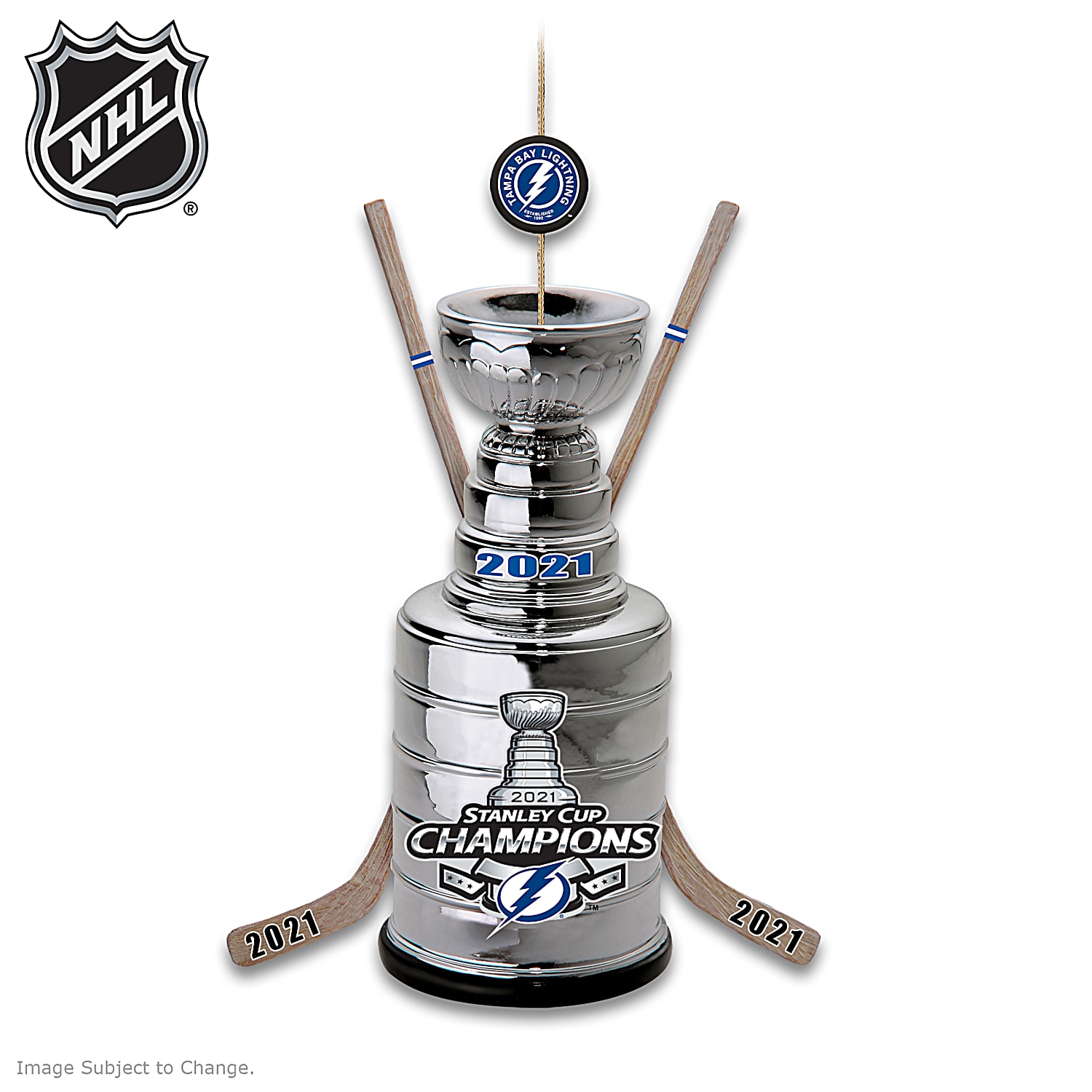 2021 Tampa Bay Lightning Stanley Cup Pendant (2021) - Premium Series
