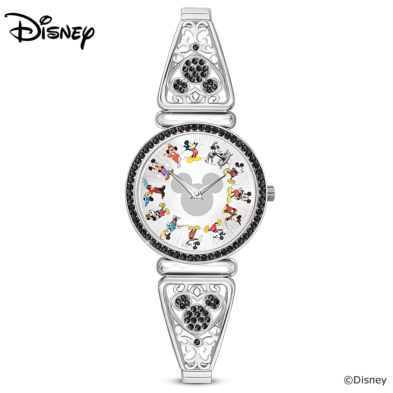 Stainless steel mickey mouse watch store
