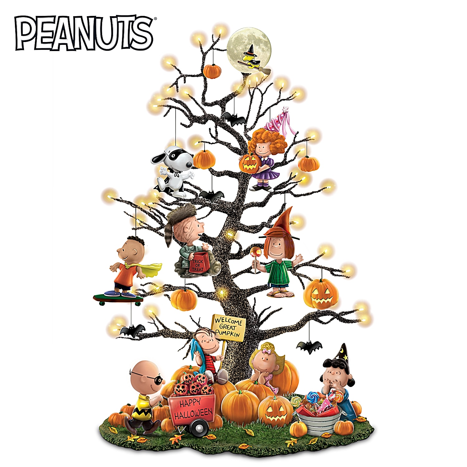 PEANUTS Its the Great Pumpkin Illuminated Halloween Tabletop