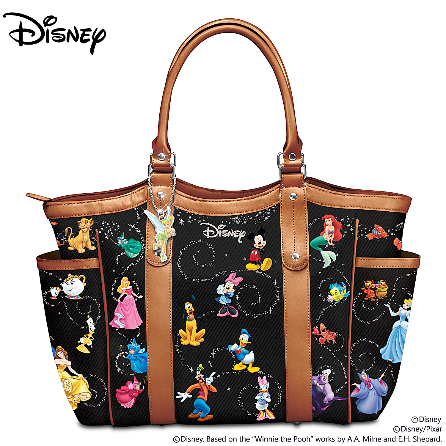 Disney Pixar Zipper Closure Crossbody Bags