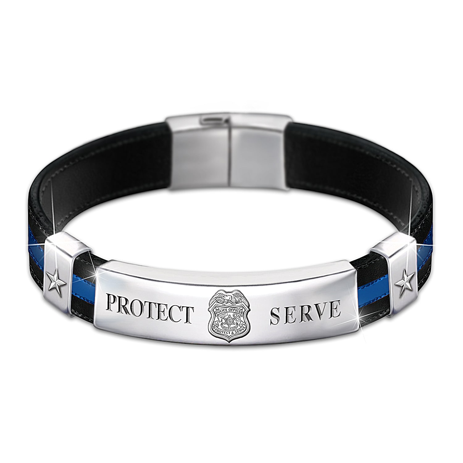 Metal sale police bracelets