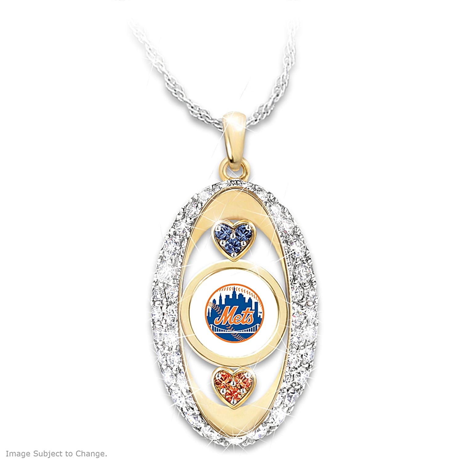 For The Love Of The Game New York Mets Pendant Necklace
