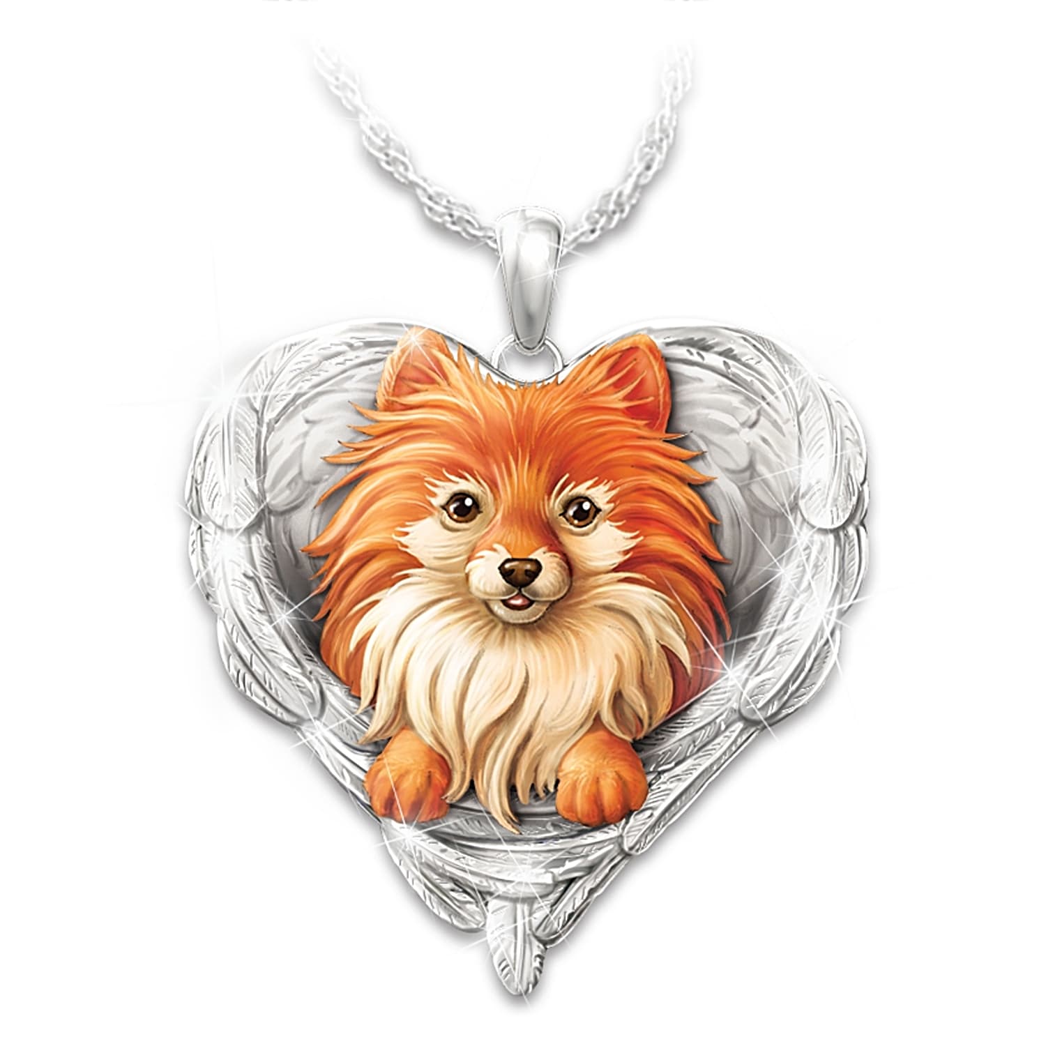 Pomeranian pendant deals