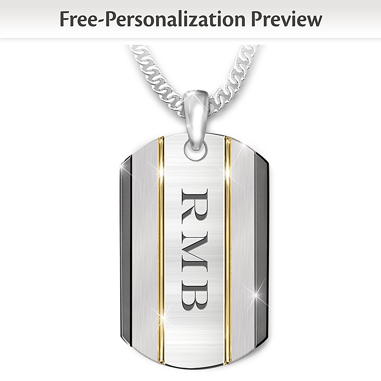 Grandson dog tag necklace online