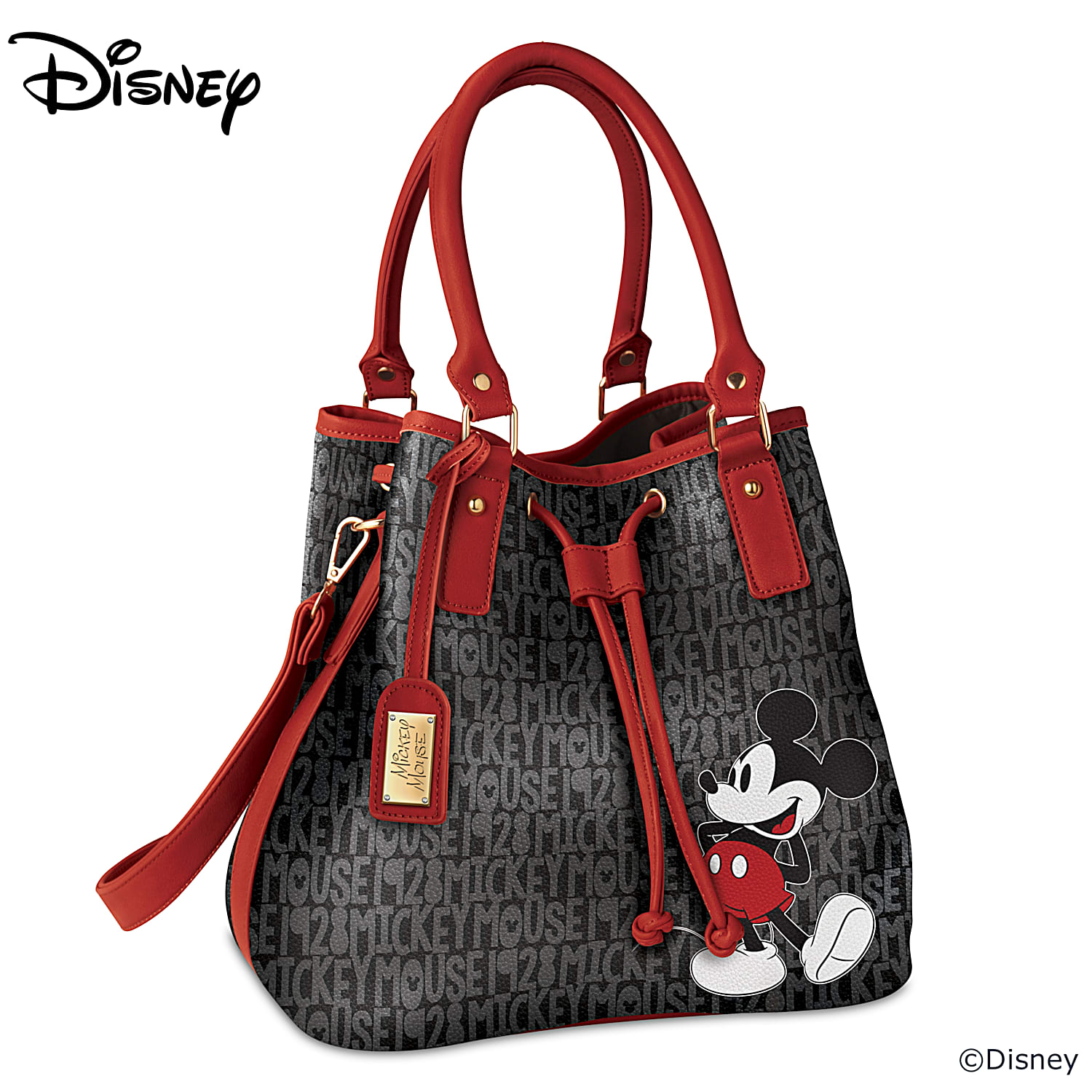 Mickey Mouse Disney Fashion Women Shoulder Bag Leather Female