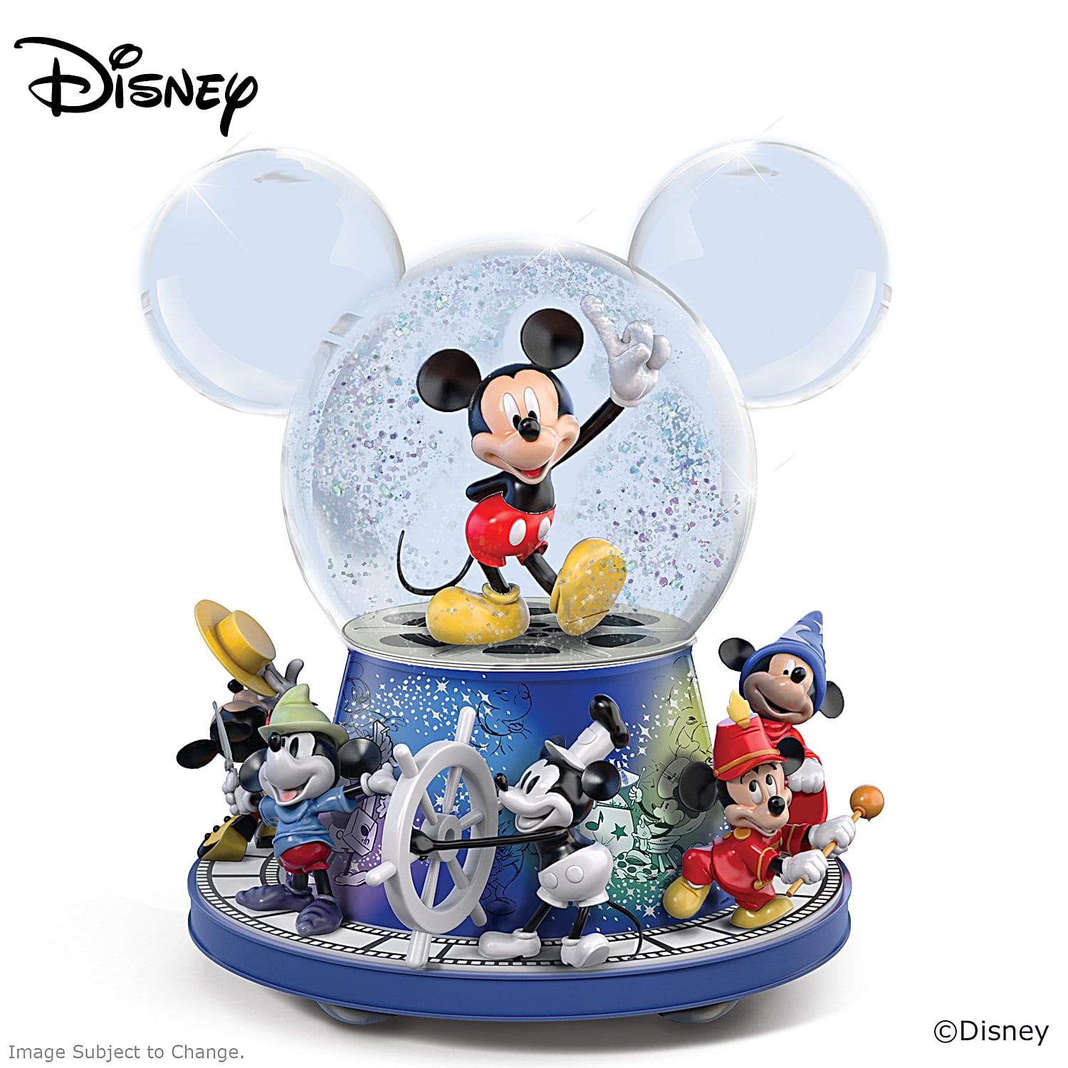 Disney Mickey Mouse Glitter Globe