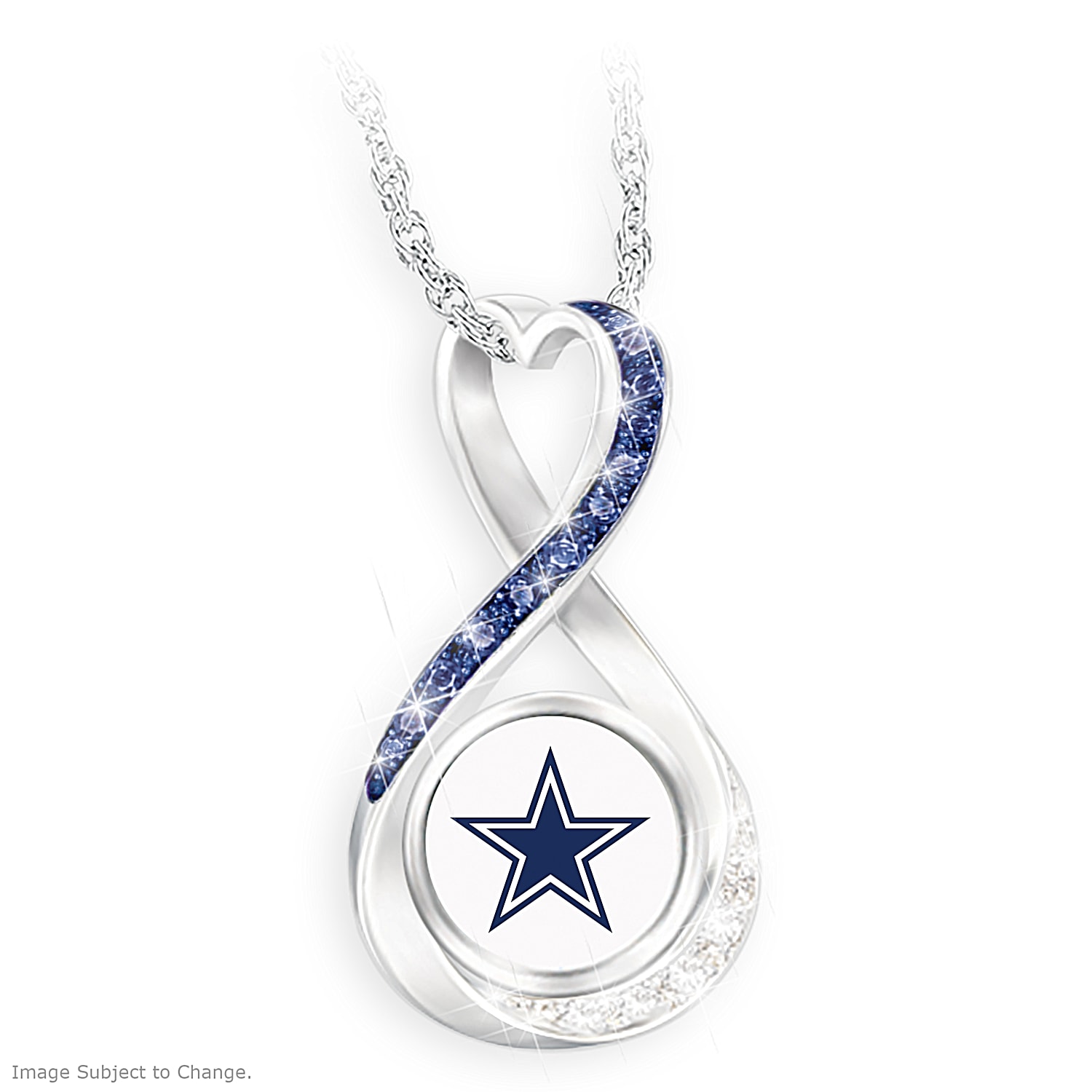 NFL Dallas Cowboys Sports Team Logo Necklace