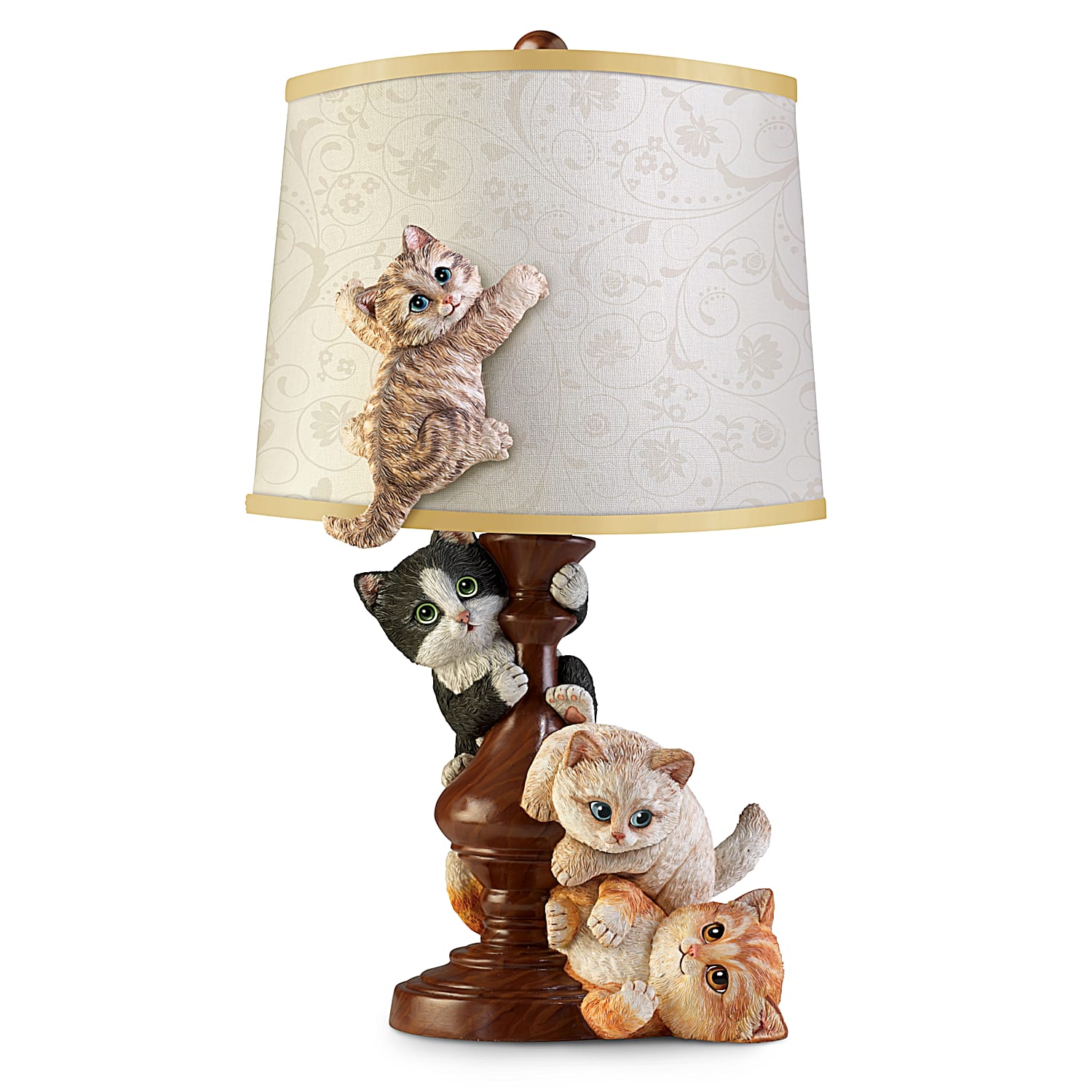 Cat Tastrophe Fully Sculpted Table Lamp