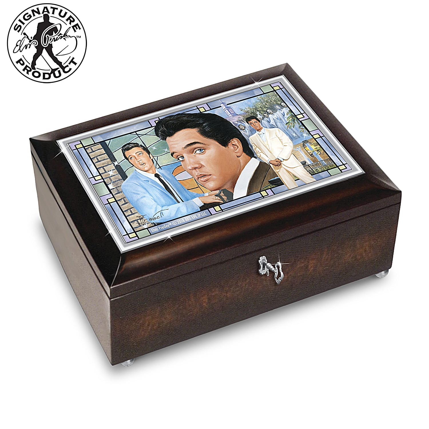 Amazon.com: AQUARIUS Elvis TV Fun Box - Sturdy Tin Storage