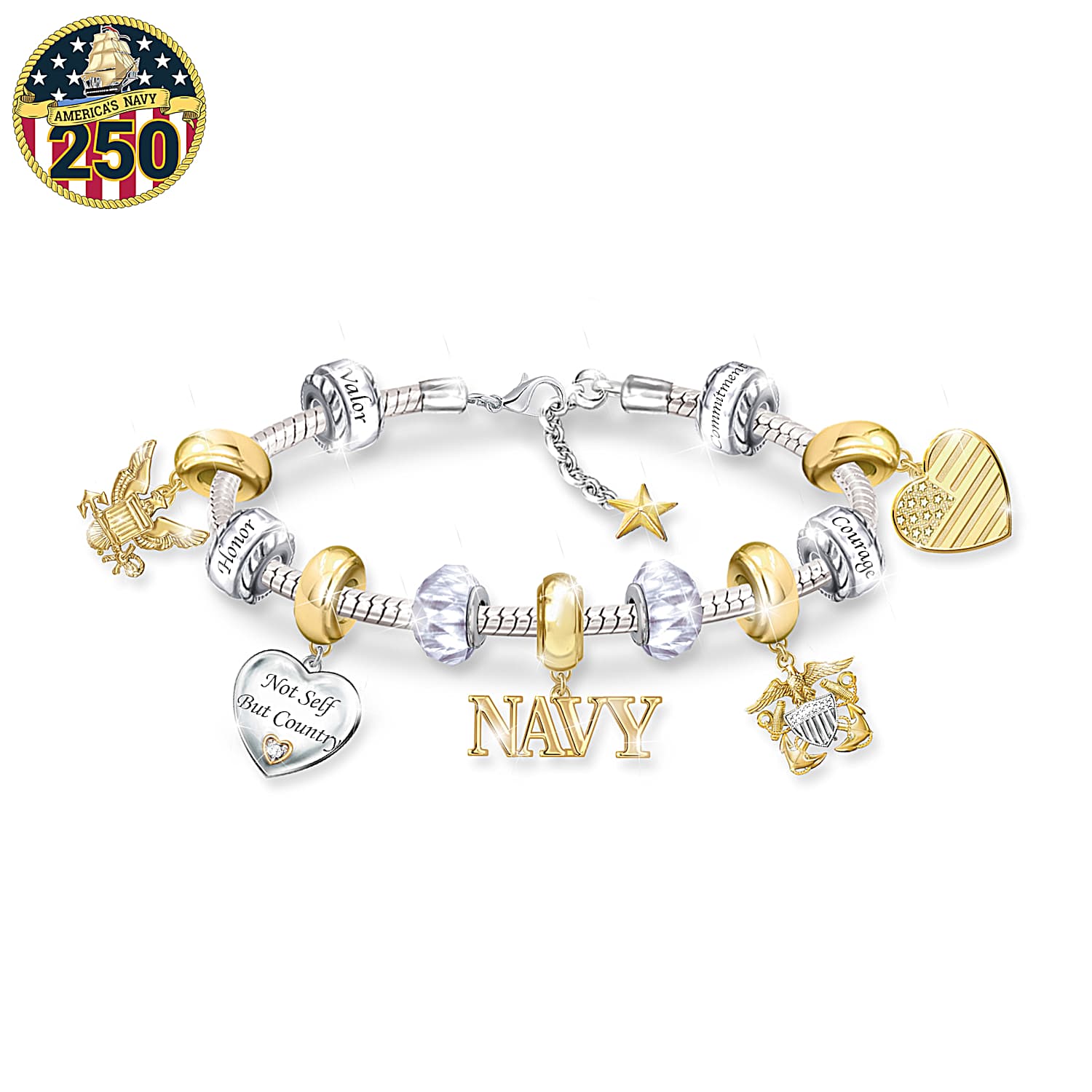 Us navy pandora charm discount
