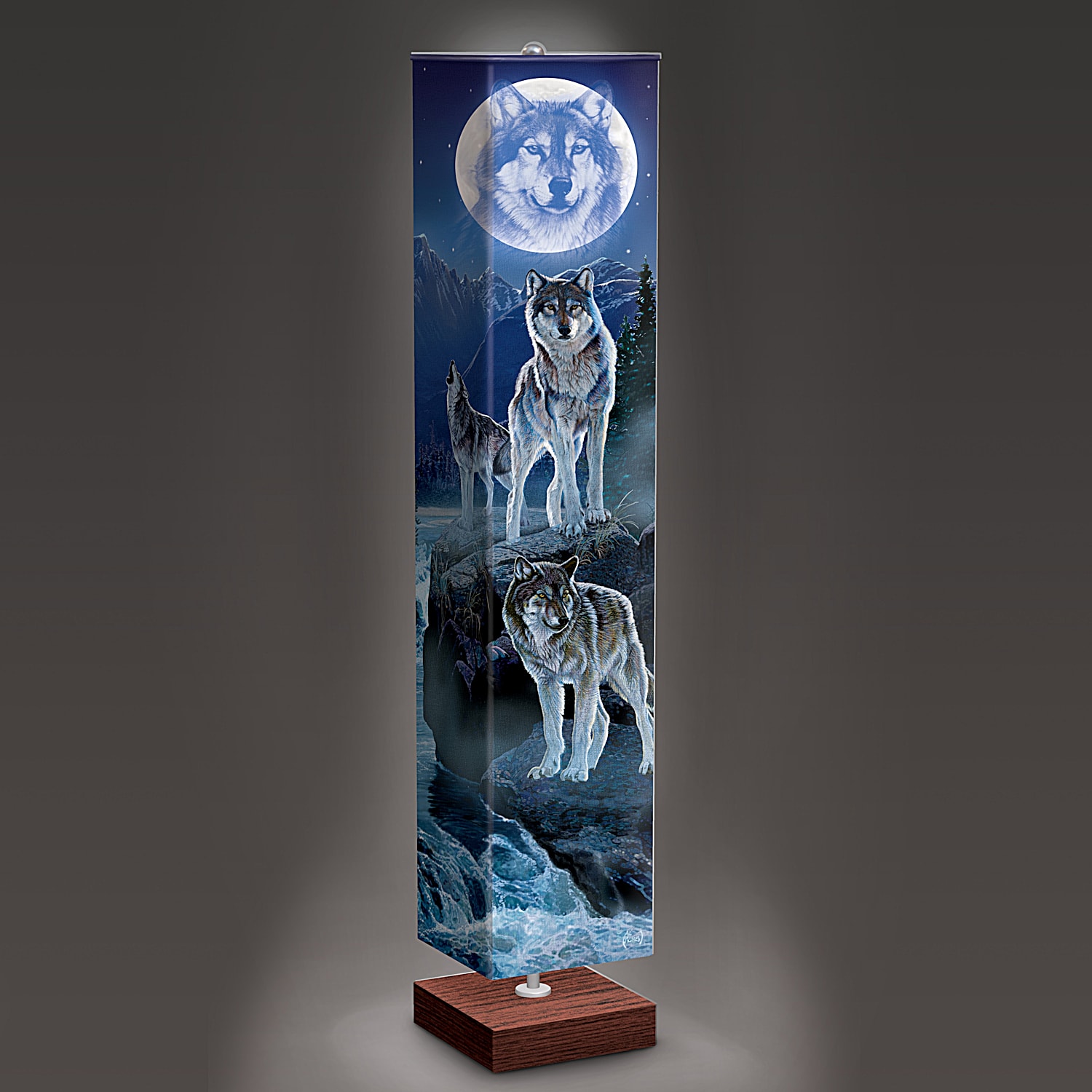 Majestic wolf lamp store