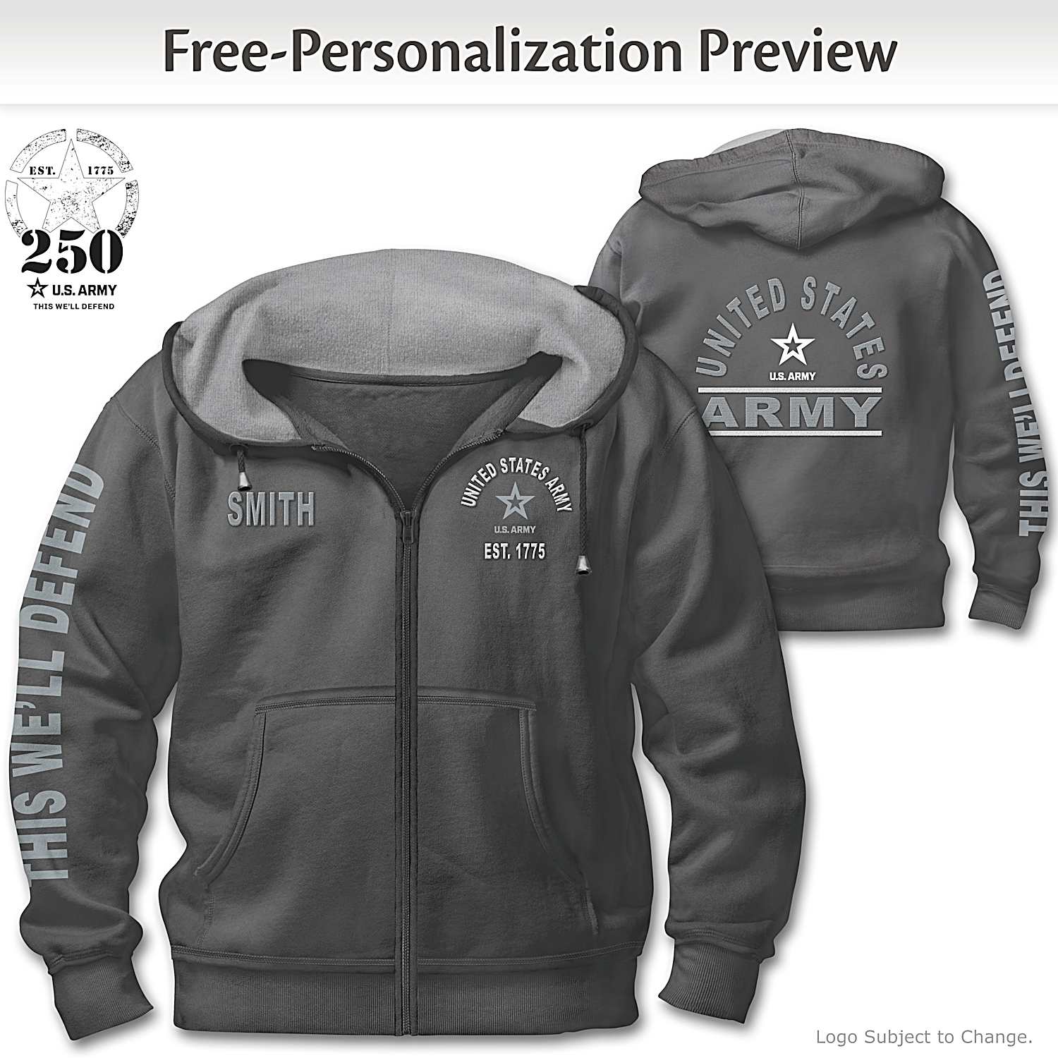 Custom army hoodie clearance