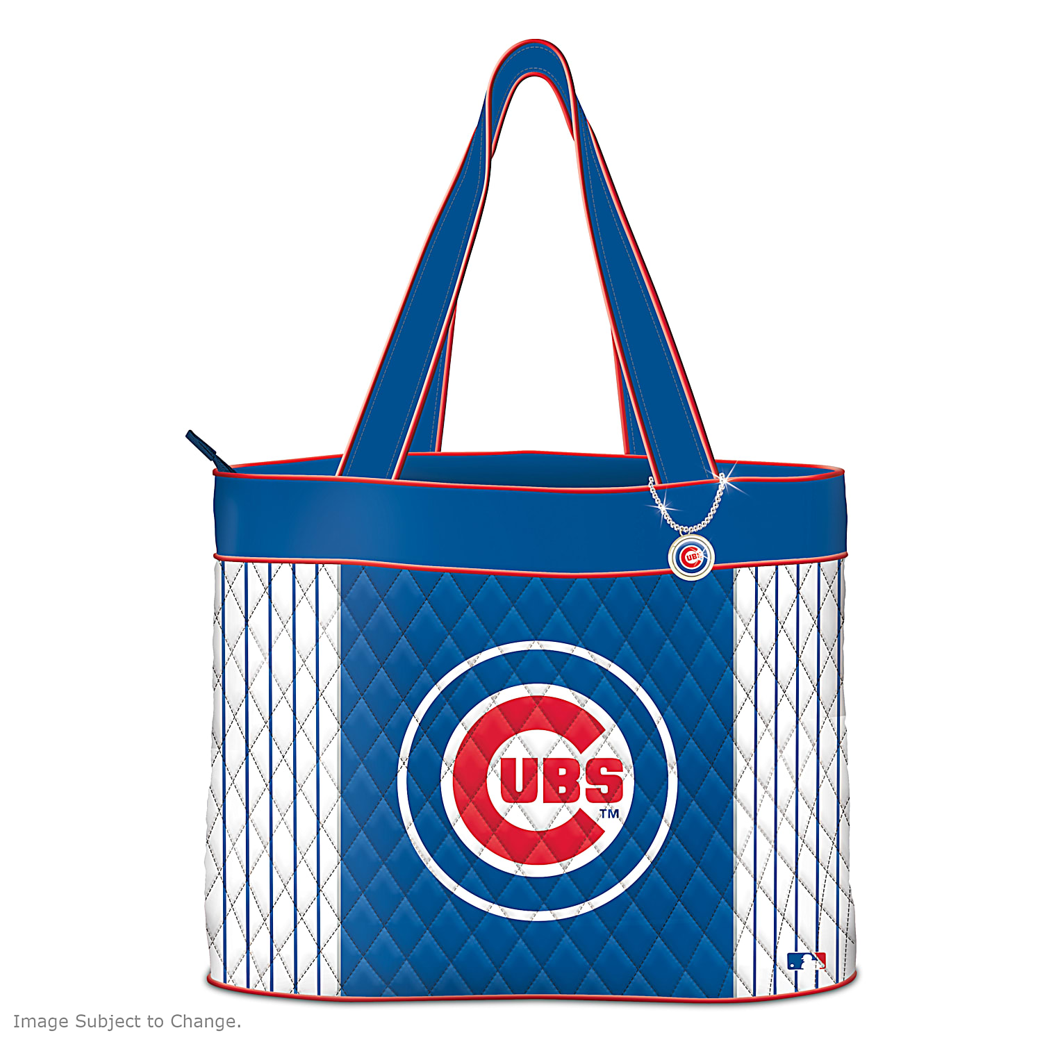 Chicago Cubs Womens MLB Convertible Handbag Featuring Team Colors & Logo