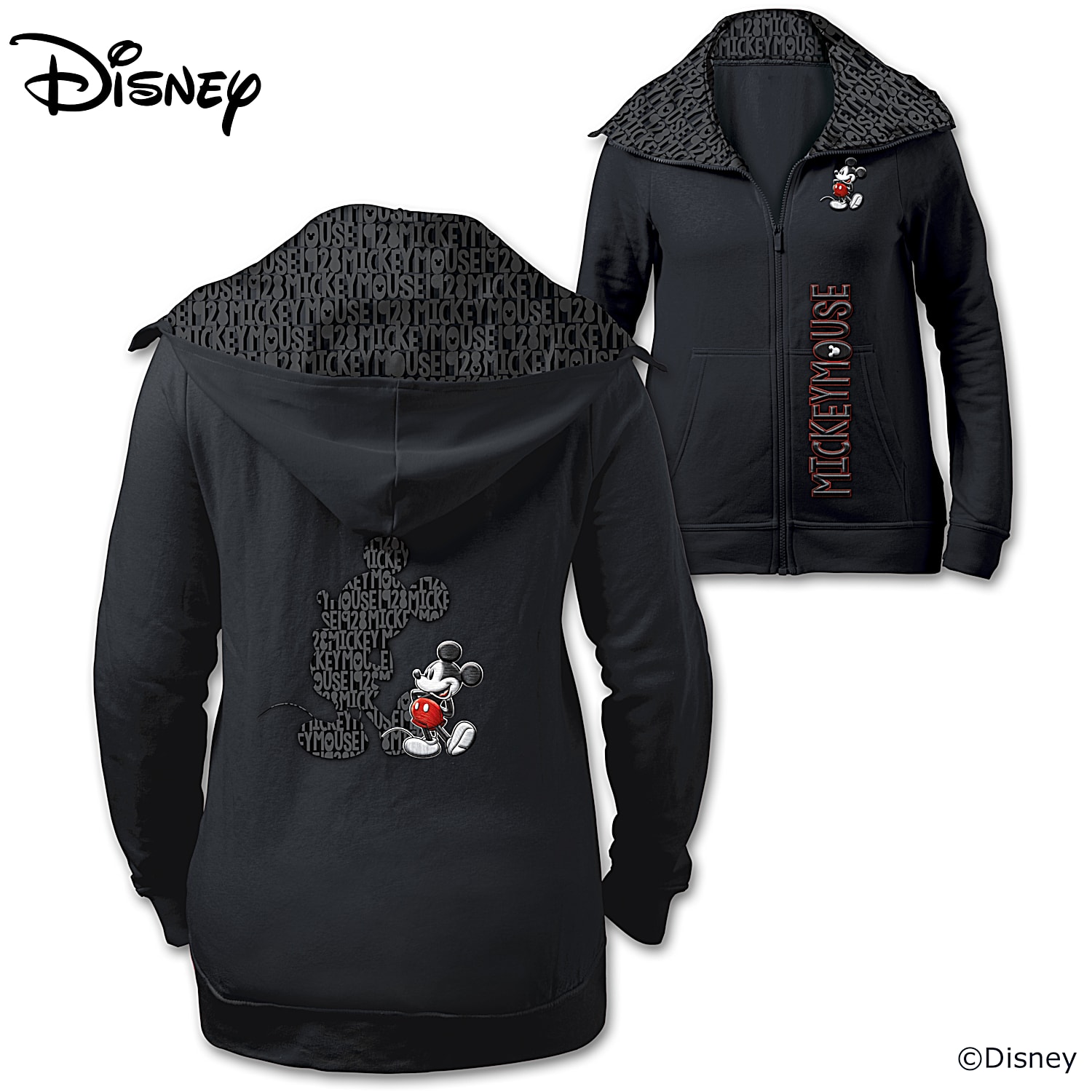 Mickey mouse hoodie jacket sale