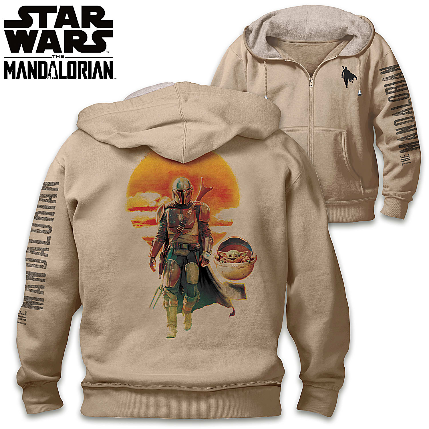 Mandalorian zipper hoodie hotsell