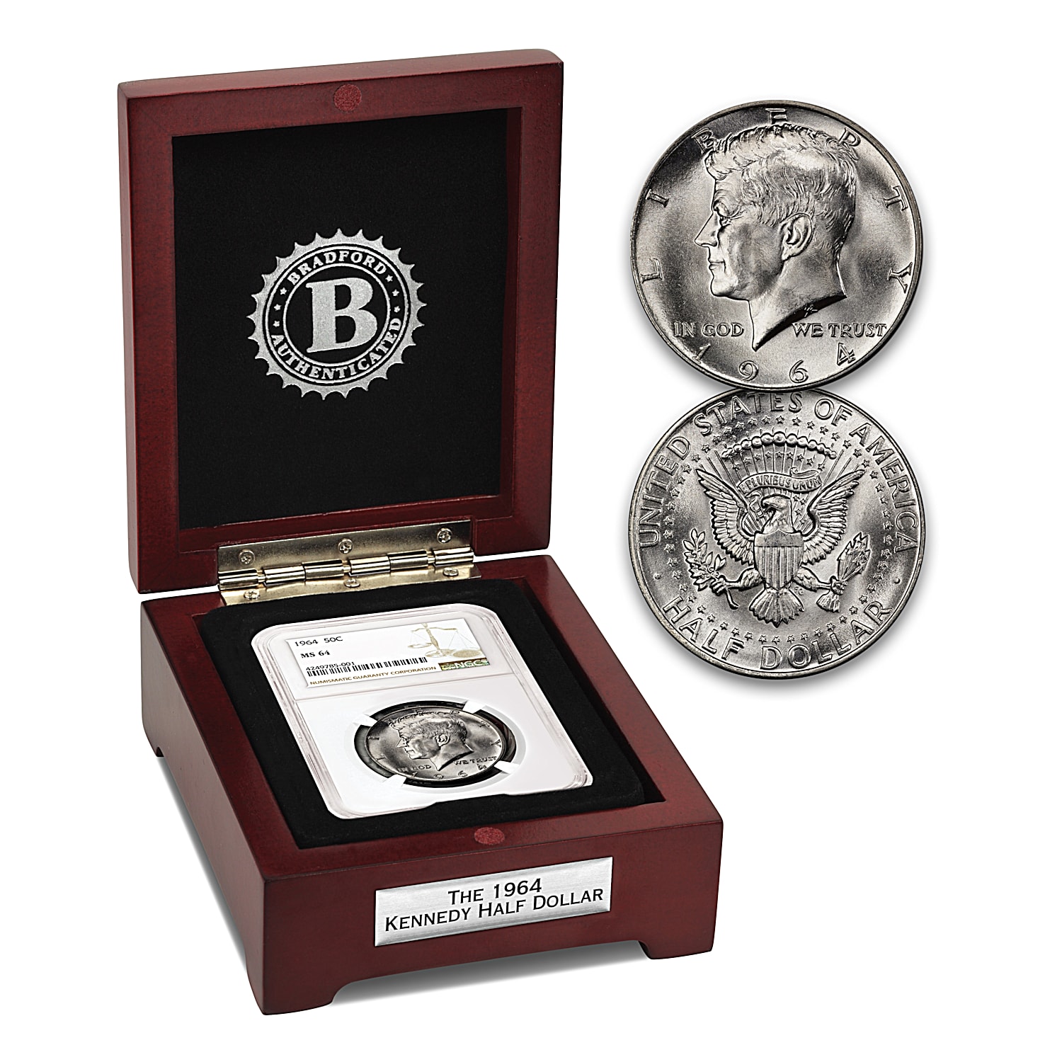 The First Year Of Issue 1964 JFK 90% Silver Half Dollar Coin