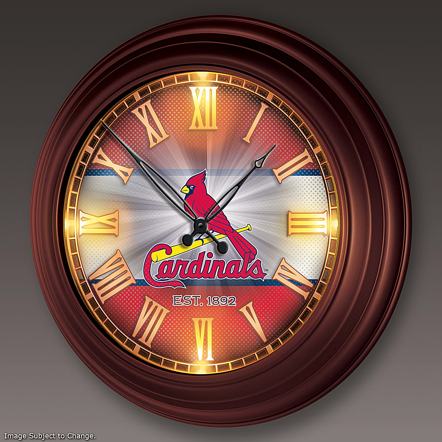 St. Louis Cardinals 18.5 Modern Disc Wall Clock
